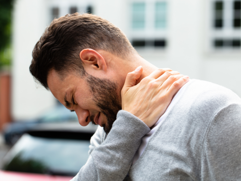 dor constante no pescoço prevenção